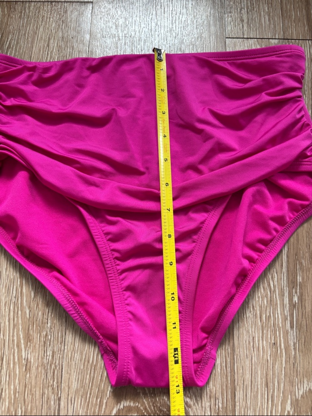 NWOT Kona Sol pink ruched bikini swim bottoms, size medium - Picture 7 of 7